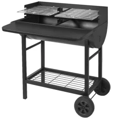 Robby barbecue à charbon 71x35.5cm avec chariot - smoker one