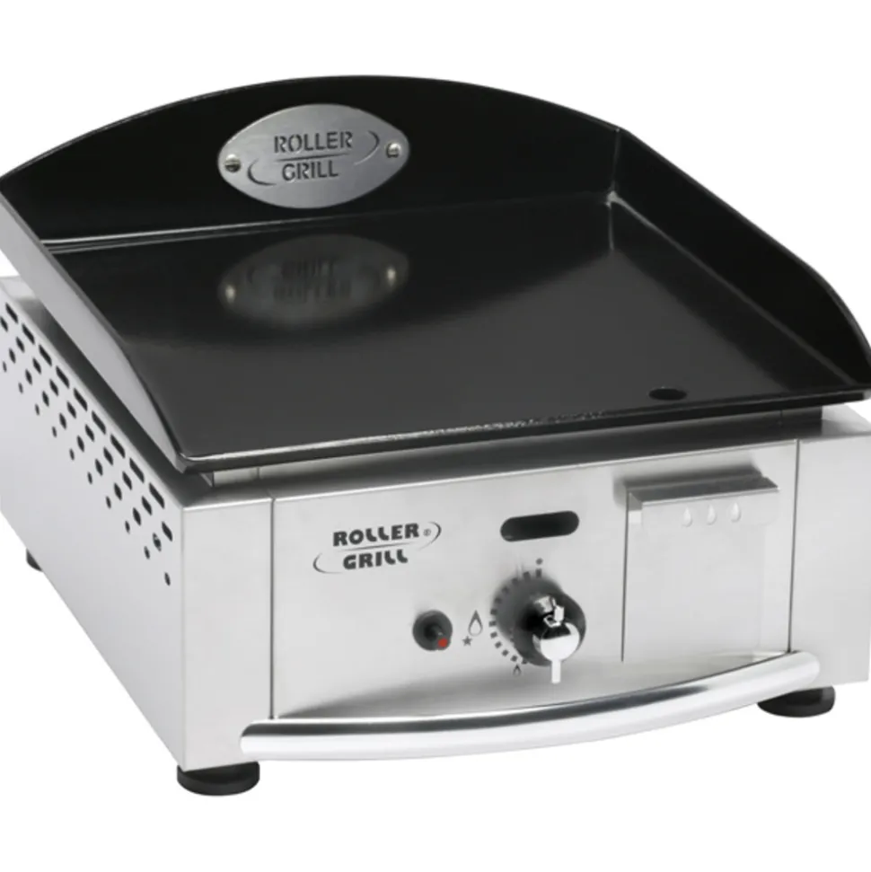 ROLLER GRILL - Roller grill plancha gaz 2750w plaque email 5mm 39x38cm - pl400ge