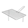 SAUVIC - Grill 46,6 x 28 cm