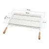 SAUVIC - Grill acier zingué 60 x 40 cm