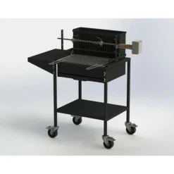 SAVY - Barbecue Acier avec table