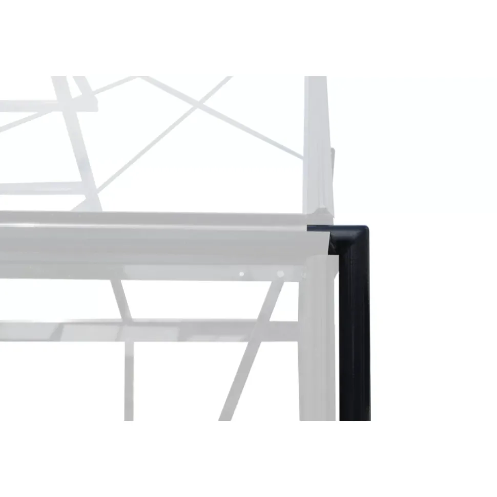SERRES ACD PRESTIGE - Set de descentes d'eau en PVC noir pour serre ACD Prestige