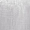 Set de 2 rideaux en gaze de coton gris clair. Tissu gaufré. 2x 135x240cm avec œillets