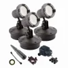 Set de 3 spots d'extérieur étanches - éclairage led - varioled x 3