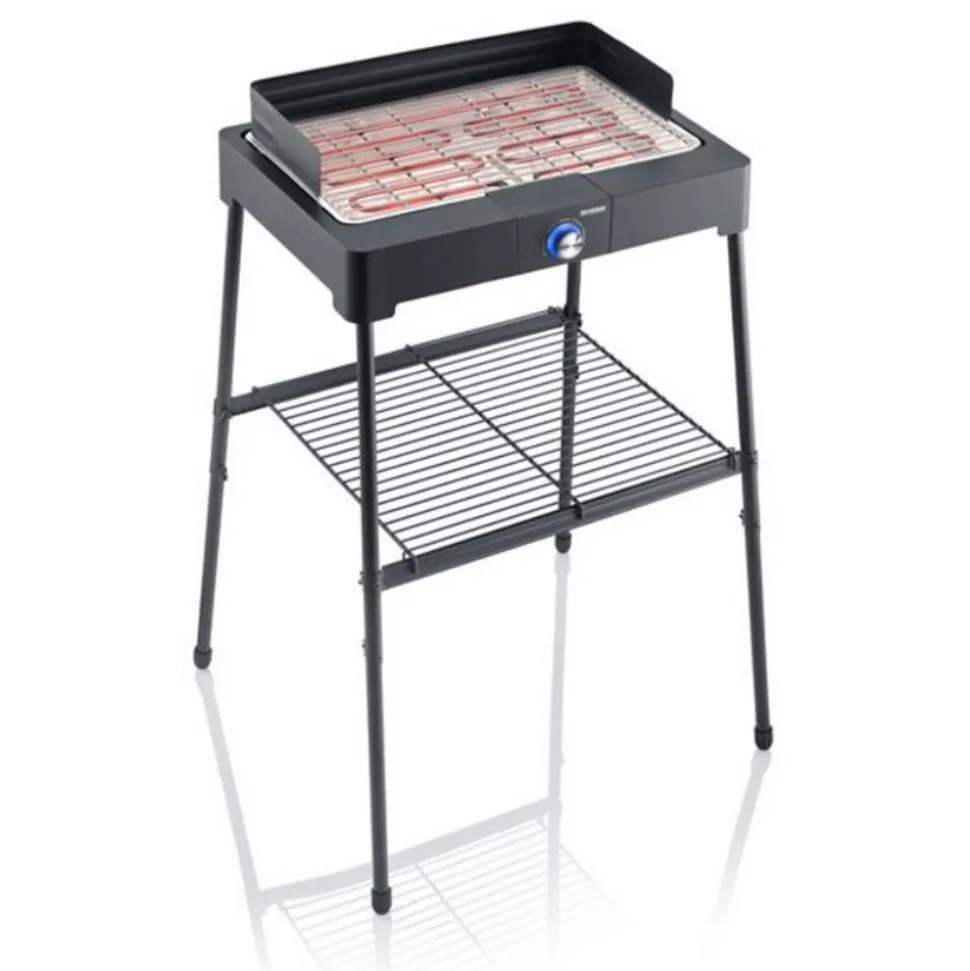 SEVERIN - Severin barbecue électrique sur pieds 2200w noir - 8566