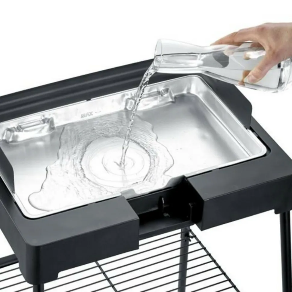 SEVERIN - Severin barbecue électrique sur pieds 2200w noir - 8566