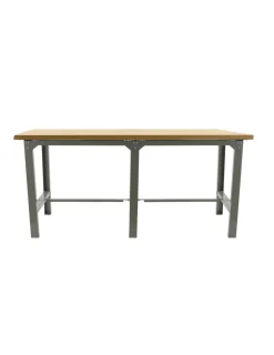SIMONRACK - Etabli simonwork bt6 mdf tandem 2100 gris/bois gris/mdf 865x2100x750 - simonrack