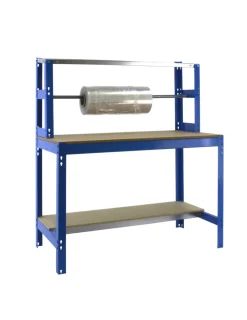 SIMONRACK - Etabli simonwork bt4 1500 bleu/bois bleu/bois 1445x1510x760 - simonrack