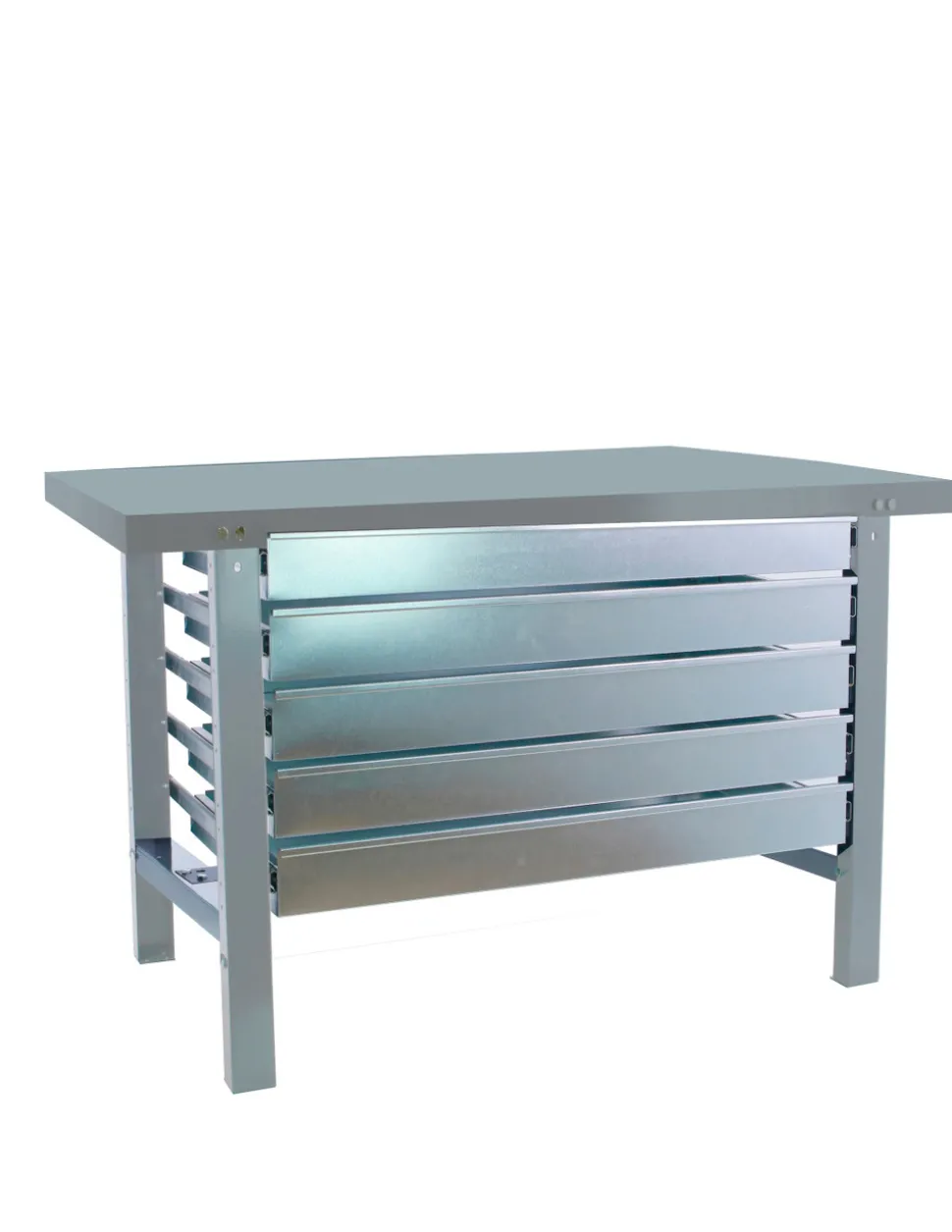 SIMONRACK - Etabli simonwork bt6 metal 5box 1800x735 gris gris 830x1800x730 - simonrack