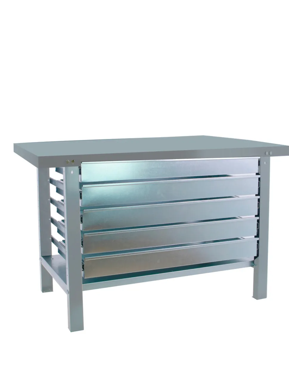SIMONRACK - Etabli simonwork bt6 pro metal 5box 1200 gris gris 830x1200x730 - simonrack