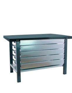 SIMONRACK - Etabli simonwork bt6 pro metal 5box 1800 antracite antracite 830x1800x730 - simonrack