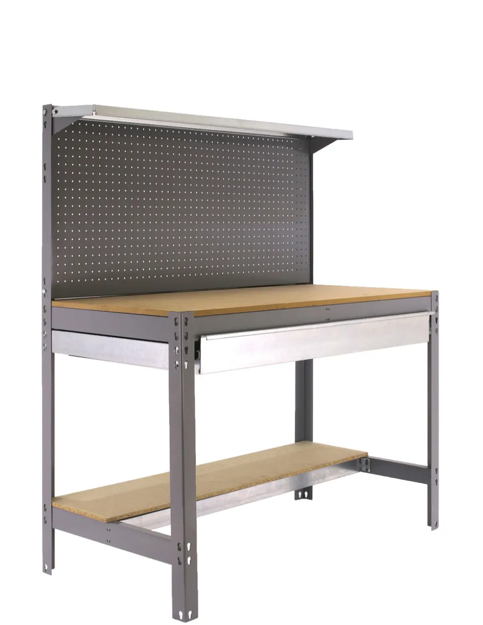 SIMONRACK - Etabli simonwork bt3 box 1500 gris/bois gris/bois 1445x1510x610 - simonrack