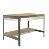 SIMONRACK - Etabli simonwork bt0 box 1500 gris/bois gris/bois 842x1510x760 - simonrack