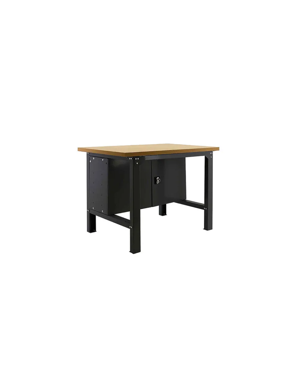 SIMONRACK - Etabli simonwork bt6 mdf cabinet 1800 antracite/bois antracite/mdf 865x1800x750 - simonrack