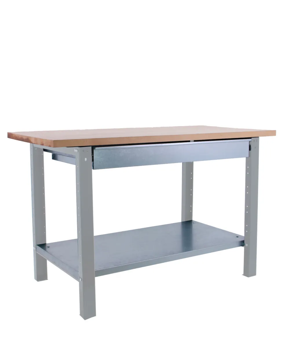 SIMONRACK - Etabli simonwork bt6 pro laminate 1box 1800 gris/hêtre gris/hêtre 865x1800x750 - simonrack