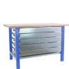 SIMONRACK - Etabli simonwork bt6 pro laminate 5box 1500 bleu/hêtre bleu/hêtre 865x1500x750 - simonrack