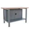 SIMONRACK - Etabli simonwork bt6 pro laminate cabinet 1200 gris/hêtre gris/hêtre 865x1200x750 - simonrack