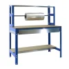 SIMONRACK - Etabli simonwork bt4 box 1200 bleu/bois bleu/bois 1445x1210x760 - simonrack