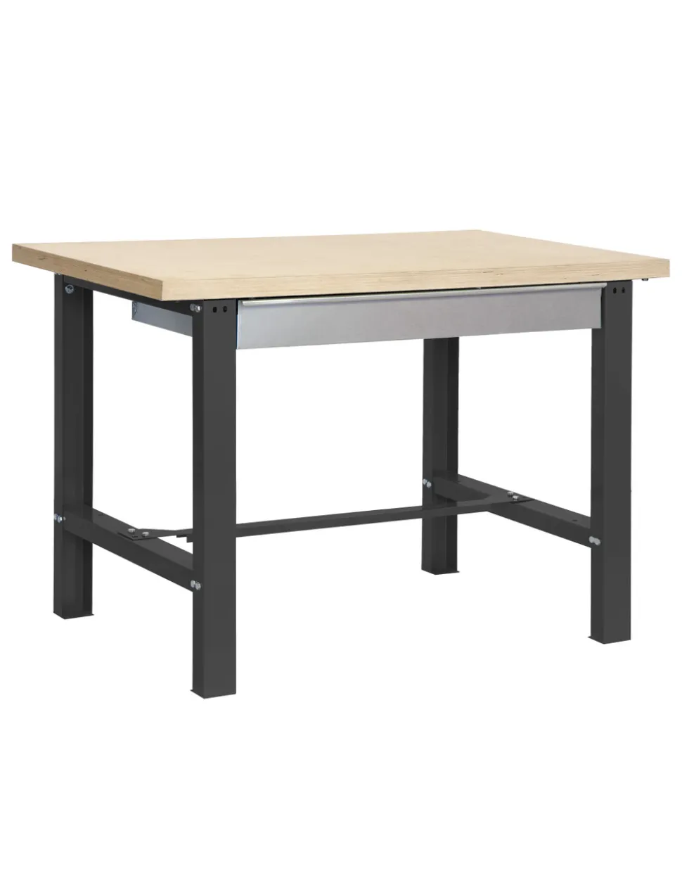 SIMONRACK - Etabli simonwork bt6 mdf 1box 1200x750 antracite/bois antracite/mdf 865x1200x750 - simonrack