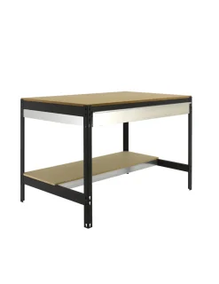 SIMONRACK - Etabli simonwork bt0 box 1200 antracite/bois antracite/bois 842x1210x760 - simonrack