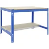 SIMONRACK - Etabli simonwork bt0 1500x600 bleu/bois bleu/bois 842x1510x610 - simonrack
