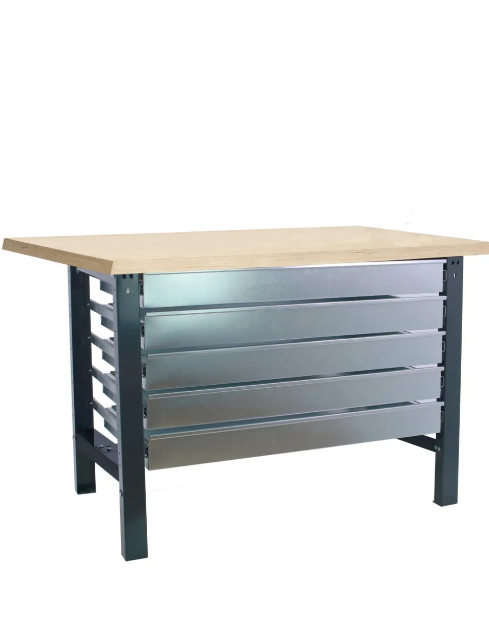 SIMONRACK - Etabli simonwork bt6 mdf 5box 1200x750 antracite/bois antracite/mdf 865x1200x750 - simonrack