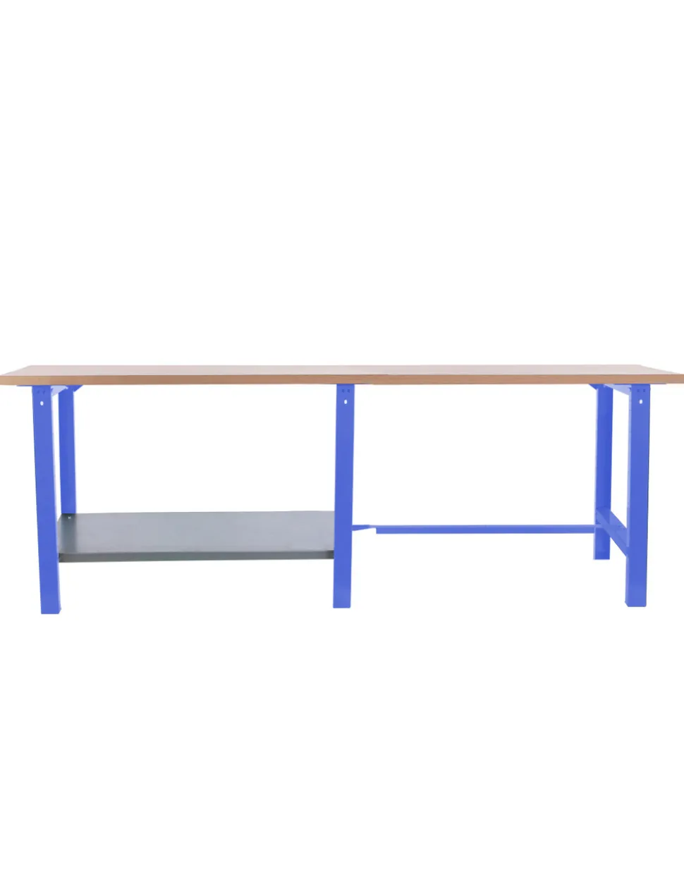 SIMONRACK - Etabli simonwork bt6 pro tandem laminate 2600 bleu/hêtre bleu/hêtre 865x2600x750 - simonrack