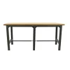 SIMONRACK - Etabli simonwork bt6 mdf tandem 2100 antracite/bois antracite/mdf 865x2100x750 - simonrack