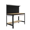 SIMONRACK - Etabli simonwork bt3 box 1500 antracite/bois antracite/bois 1445x1510x610 - simonrack