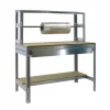 SIMONRACK - Etabli simonwork bt4 box 1500 galva/bois galva/bois 1445x1510x760 - simonrack