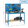 SIMONRACK - Etagère basse banc de travail simonwork bt2 1500 bleu/bois - 1445x1510x610 600kg - simonrack