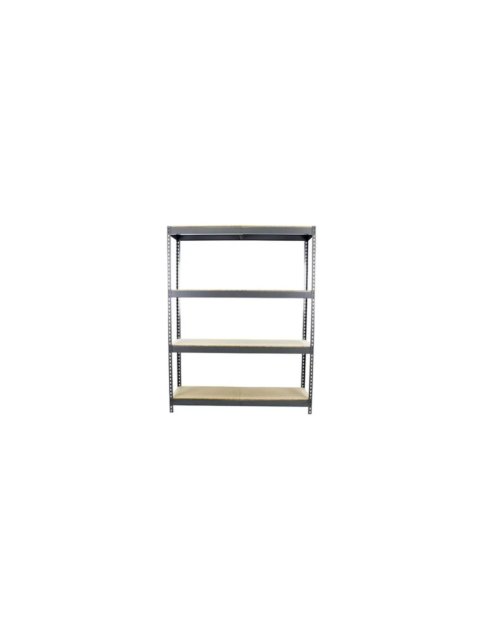 SIMONRACK - Etagère charge lourde ecoforte 1504-4 chipboard gris/bois - 2000x1500x450 400kg - simonrack