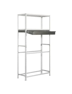 SIMONRACK - Etagère garage simongarage box megaplus 4/400 blanc blanc 2000x1200x400 - simonrack