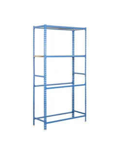 SIMONRACK - Etagère garage simongarage megaplus 4/400 bleu/galva bleu/galva 2000x1200x400 - simonrack