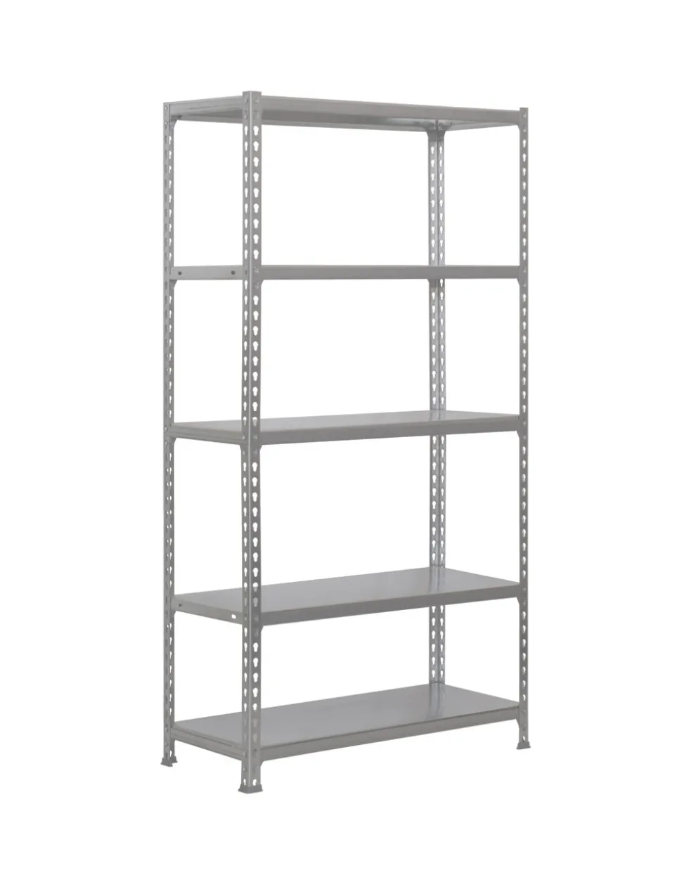 SIMONRACK - Etagère légère sans vis simonclick plus 5/400 gris/gris gris 2000x1000x400 - simonrack