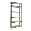 SIMONRACK - Etagère légère sans vis maderclick 6/400 antracite/bois antracite/bois 2500x900x400 - simonrack