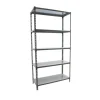 SIMONRACK - Etagère légère sans vis simonclick 5/400 antracite/galva antracite/galva 1800x900x400 - simonrack