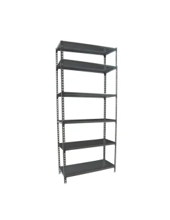 SIMONRACK - Etagère légère sans vis simonclick 6/300 antracite/antracite antracite 2500x900x300 - simonrack