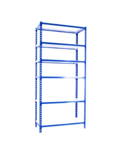 SIMONRACK - Etagère légère sans vis simonclick 6/300 bleu/blanc bleu/blanc 2500x900x300 - simonrack
