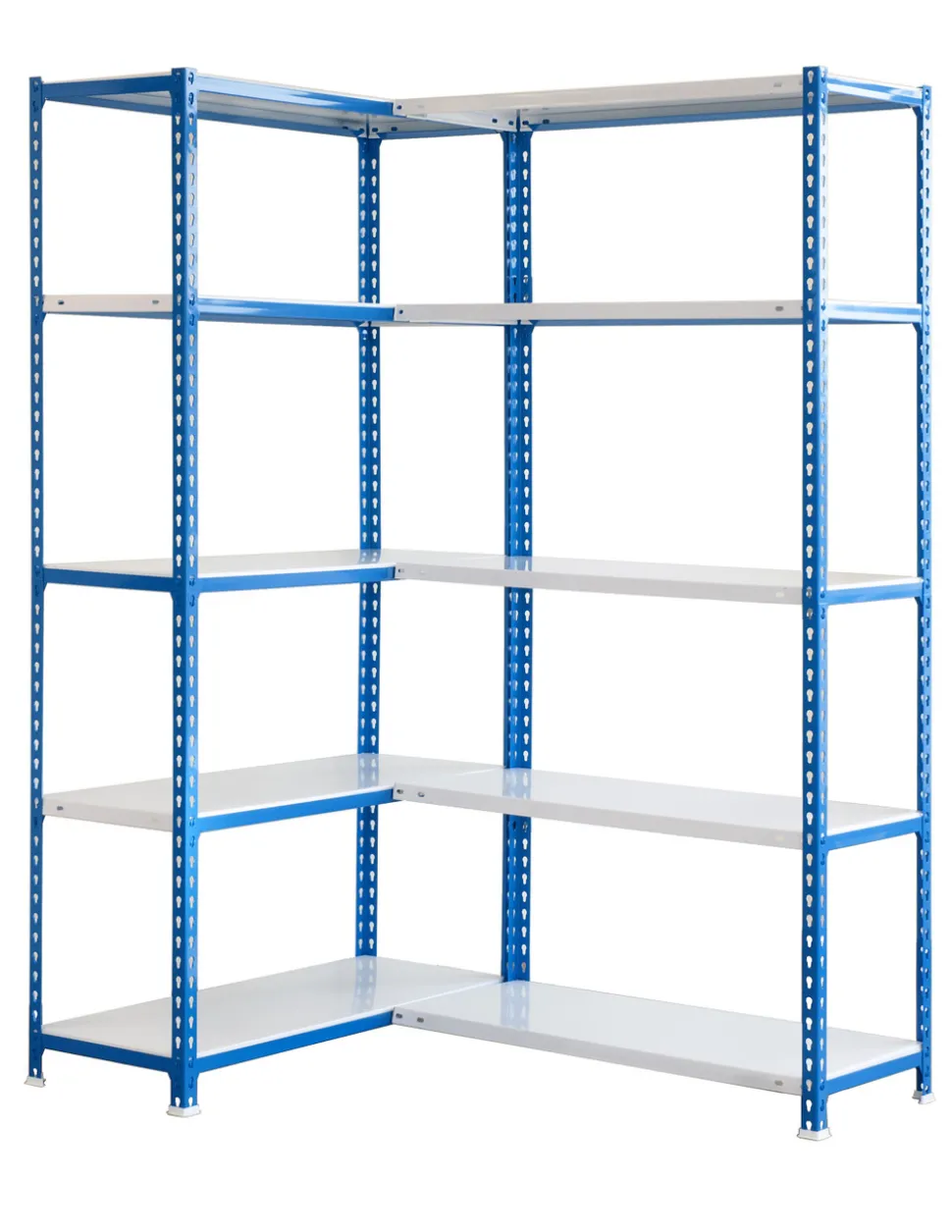 SIMONRACK - Etagère légère sans vis simoncorner 2000x1300x300 bleu/blanc bleu/blanc 2000x1300x300 - simonrack