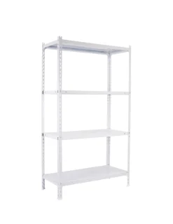 SIMONRACK - Etagère légère sans vis ecoclick mini 4/300 1500 blanc blanc 1500x800x300 - simonrack