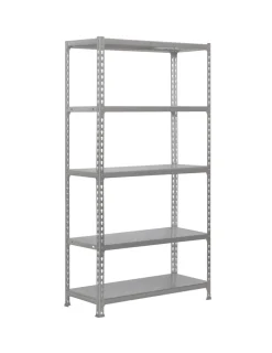 SIMONRACK - Etagère légère sans vis simonclick plus 5/500 gris/gris gris 2000x1000x500 - simonrack