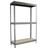 SIMONRACK - Etagère sans vis simonforte 2104-3 chipboard gris/bois gris 2000x2100x450 - simonrack