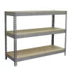 SIMONRACK - Etagère sans vis simonforte 2404-3 chipboard gris/bois gris/bois 2000x2400x450 - simonrack