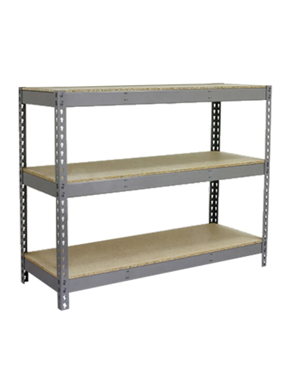 SIMONRACK - Etagère sans vis simonforte 2404-3 chipboard gris/bois gris/bois 2000x2400x450 - simonrack