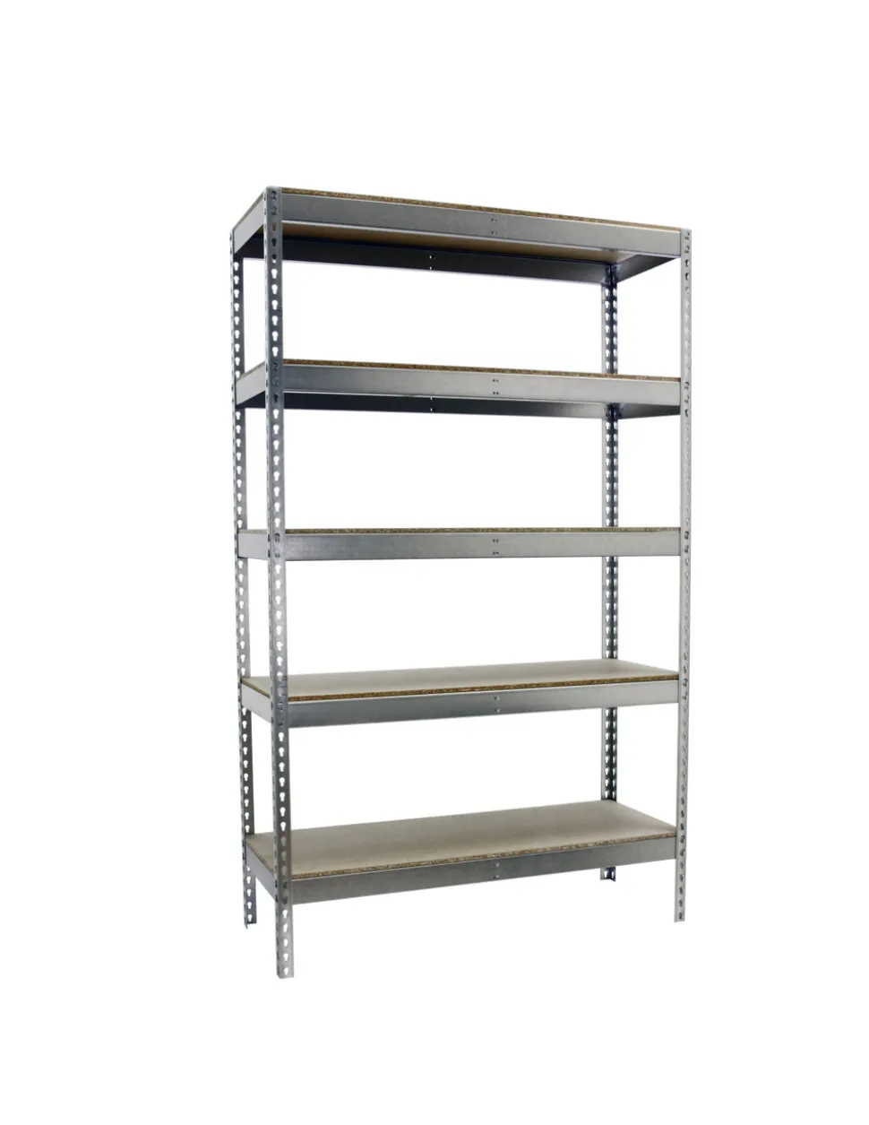 SIMONRACK - Etagère sans vis ecoforte 1504-5 chipboard galva/bois galva/bois 2000x1500x450 - simonrack