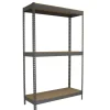 SIMONRACK - Etagère sans vis simonforte 1806-3 chipboard gris/bois gris/bois 2000x1800x600 - simonrack