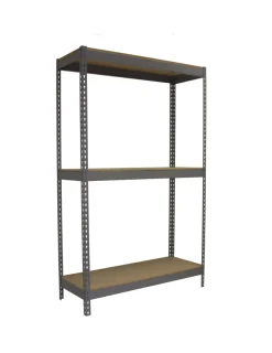 SIMONRACK - Etagère sans vis simonforte 1806-3 chipboard gris/bois gris/bois 2000x1800x600 - simonrack