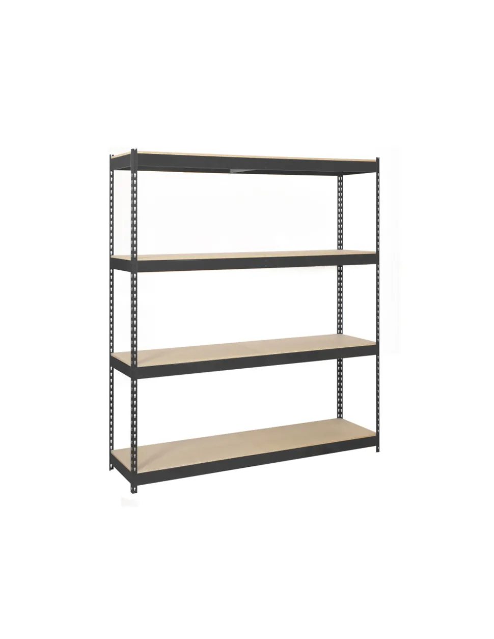 SIMONRACK - Etagère sans vis ecoforte 1207-4 chipboard antracite/bois antracite/bois 2000x1200x750 - simonrack