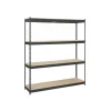 SIMONRACK - Etagère sans vis ecoforte 1807-4 chipboard antracite/bois antracite/bois 2000x1800x750 - simonrack